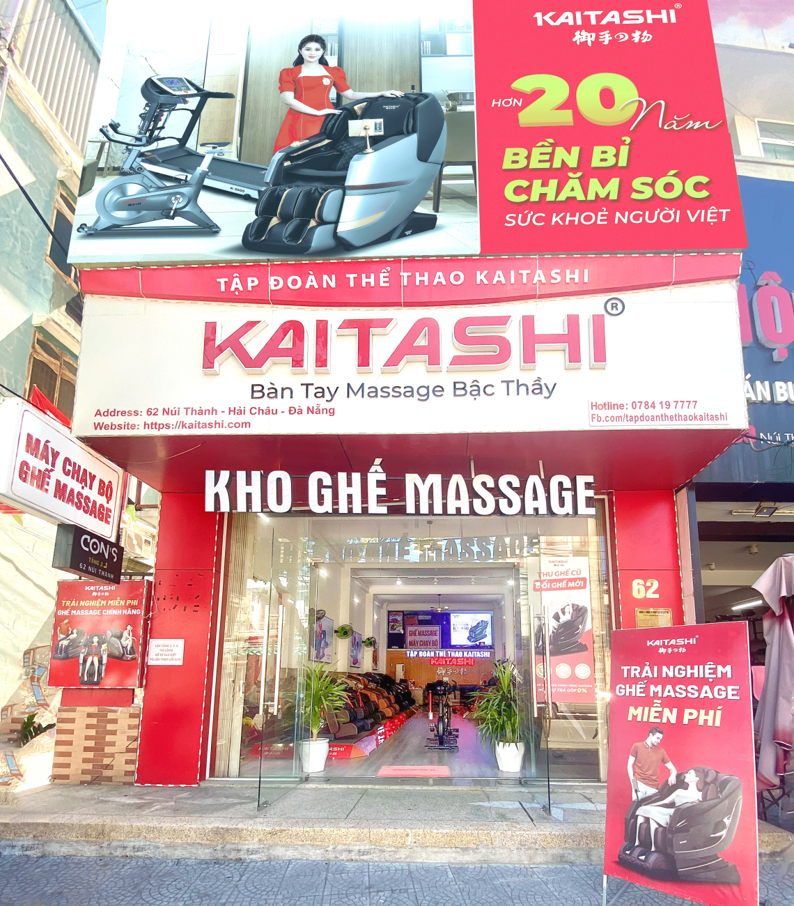 GHẾ MASSAGE – MÁY TẬP KAITASHI
