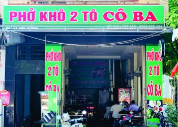 PHỞ KHÔ 2 TÔ CÔ BA